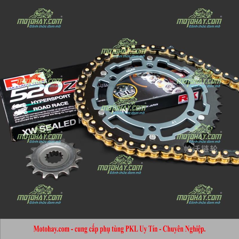 Bộ nhông sên (RK) dĩa độ Z500 Ninja500