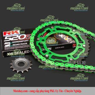 Bộ nhông sên (RK) dĩa độ Z500 Ninja500