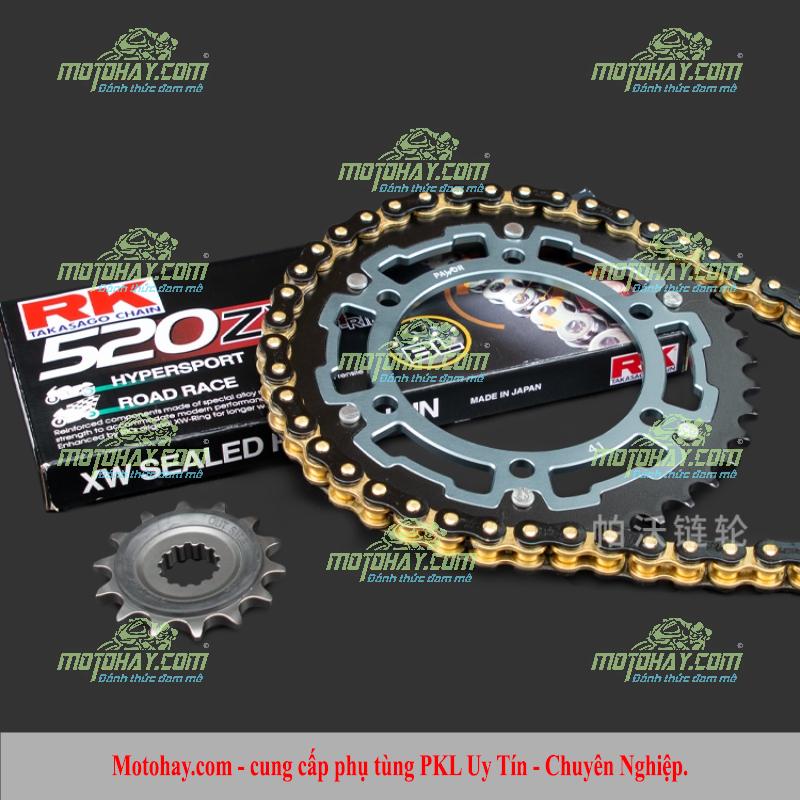 Bộ nhông sên (RK) dĩa độ Z500 Ninja500