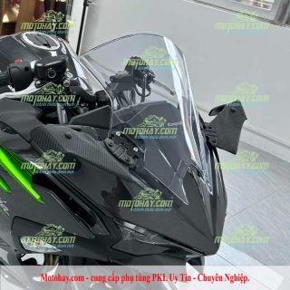 Cánh gió độ gắn gương chiếu hậu Ninja500