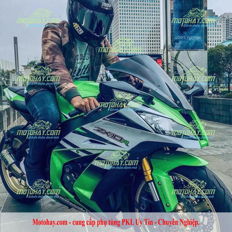 Gương chiếu hậu tích hợp xi nhan cho Ninja Zx10r