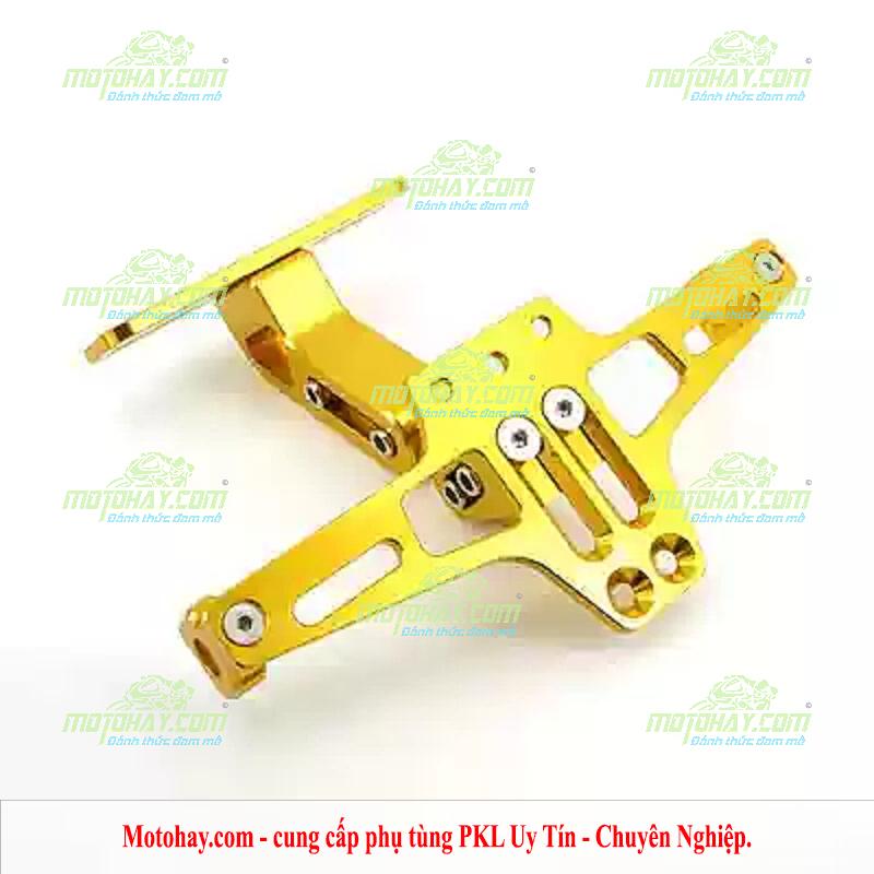 Pát biển số gập Z500 Ninja500 vàng