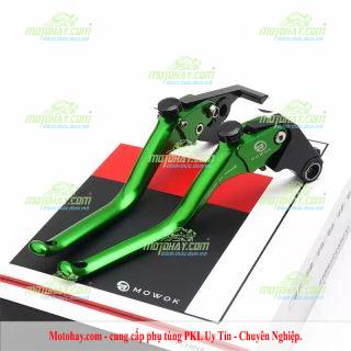 Tay phanh tay côn CNC Z500 Ninja500 xanh lá mẫu 3