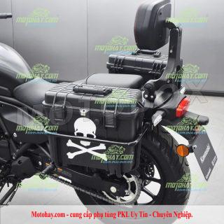 Thùng hông nhựa kèm baga Motobox cho Eliminator 500